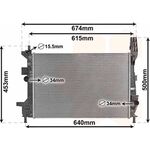 FORD FOCUS SU RADYATÖRÜ 11- KALE CV618005VC