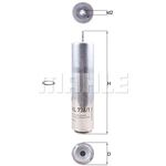 BMW F20 YAKIT FİLTRESİ 10-18 MAHLE 13328572522