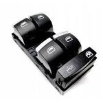 AUDI A3 CAM AÇMA DÜĞMESİ SOL DÖRTLÜ / KROMLU 05-15 BSG 4F0959851H