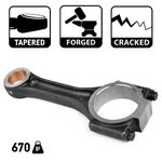 VW TRANSPORTER T5 PİSTON KOLU 04- BSG ​038105401J​