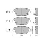 HYUNDAI i30 FREN BALATASI 11-15 MANDO 581013QA10