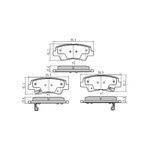 HYUNDAI ACCENT BLUE FREN BALATASI ARKA 11- MANDO 583022HA51