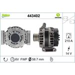 FORD TRANSIT V362 ALTERNATÖR 12- VALEO BK2T10300DC