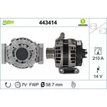 FORD TRANSIT V363 ALTERNATÖR 14- VALEO BK3T10300EC