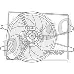 FORD FIESTA FAN MOTORU 02- DENSO 2S6H8C607EF