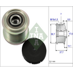 FORD TRANSIT V347 ALTERNATÖR KASNAĞI 06- BSG 6C1T10300**