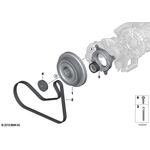 BMW F20 V KAYIŞ GERGİSİ KOMPLE 14-19 FEBI 11288579118