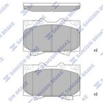 TOYOTA LAND CRUISER FREN BALATASI ÖN 98-07 SANGSIN 446560120