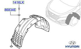 ÇAMURLUK DAVLUMBAZI ÖN SAĞ 15-18 HYUNDAI TUCSON BSG 86812D7000