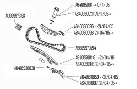 KIZAK 2004-2011 MERCEDES A W169 BSG A6400501016