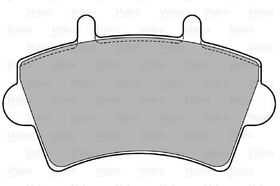 FREN BALATASI ÖN RENAULT MASTER 01-08 VALEO 7701207339