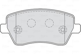 FREN BALATASI ÖN RENAULT CLIO 04- VALEO 7701209164