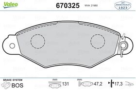 FREN BALATASI ÖN RENAULT KANGO 97-08 VALEO 7701208142