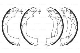 EL FREN BALATASI 10- VW AMAROK BOSCH 2H0698525