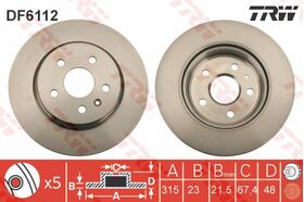 FREN DİSKİ ARKA OPEL INSIGNIA A 09- TRW 569128
