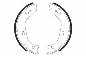 EL FREN BALATASI 1968-1991 MERCEDES W115 BOSCH A1264200120