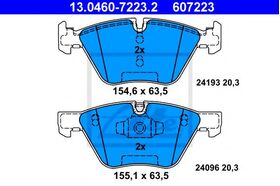 FREN BALATASI ÖN BMW E87 TEXTAR 34116771972 (2409601)