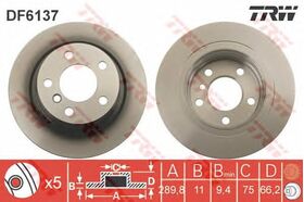 FREN DİSKİ ARKA TAKIM 10-18 BMW F20 TRW 34216792225