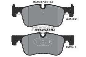 FREN BALATASI ÖN 2010-2018 BMW F20 BSG 34116858910