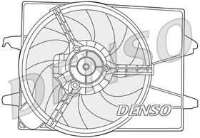 FAN MOTORU 02- FORD FIESTA DENSO 2S6H8C607EF