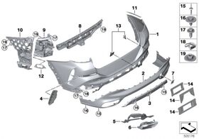 TAMPON BAKALİTİ ARKA İÇ SOL 17- BMW G20 IOE-BMW 51128069393