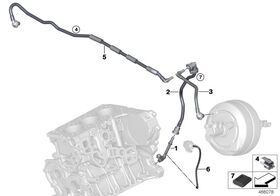 VAKUM HORTUMU 17- BMW G20 IOE-BMW 11668610507