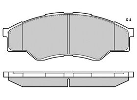 FREN BALATASI 05-15 TOYOTA HILUX MANDO 044650K010