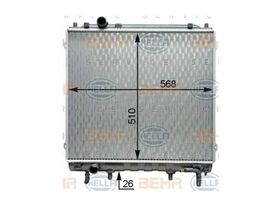 SU RADYATÖRÜ 01- HYUNDAI TERRACAN BEHR 25310H1930