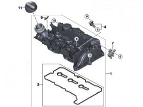 ÜST KAPAK CONTASI 14-17 BMW F20 ELRING 11128583292