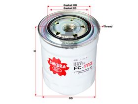 YAKIT FİLTRESİ 07-18 TOYOTA COROLLA SAKURA 2339026140