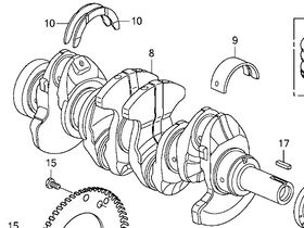 KRANK MİLİ 1.6 06-11 HONDA CIVIC GENMOT 13310RNFE00