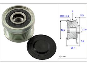 ALTERNATÖR KASNAĞI 1996-2011 MERCEDES VARIO INA A6041500460