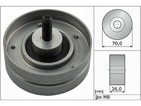 V KAYIŞ GERGİ RULMANI 02-07 MINI R50 INA 11280946004