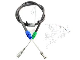 EL FREN TELİ ARKA SOL 06-14 FORD TRANSIT V347 BSG 8C1V2A809DB