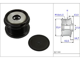 ALTERNATÖR KASNAĞI 10- FORD FOCUS BSG AV6N10300**