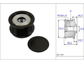 ALTERNATÖR KASNAĞI 11- FORD FOCUS BSG AV6Q10A352BA