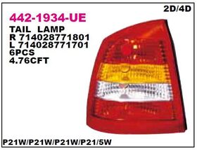 STOP LAMBASI SOL 99- OPEL ASTRA G DEPO 6223023