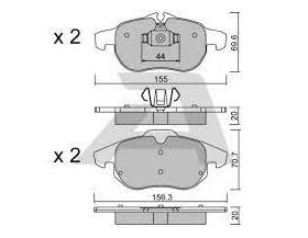 FREN BALATASI ÖN 02- OPEL VECTRA C BSG 1605139