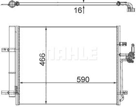 KLİMA RADYATÖRÜ 07- FORD MONDEO KALE 7G9119710AE
