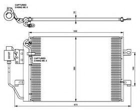 KLİMA RADYATÖRÜ 98-04 MERCEDES A W168 BSG A1685000654