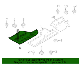 KAPLAMA ARAÇ ALT ORTA 17- BMW G20 IOE-BMW 51757340860