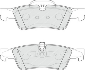 FREN BALATASI ARKA 2006-2011 MERCEDES ML W164 BSG A1644201520