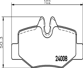FREN BALATASI ARKA 03+& MERCEDES VITO BSG A0004216210
