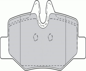 FREN BALATASI ARKA 03+& MERCEDES VITO BSG A0004216210