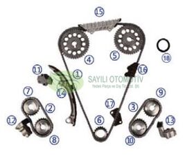 ZİNCİR SETİ 95- 2.0 3.0 (18 PARCA) NISSAN MAXIMA VOYER