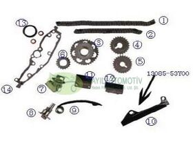 ZİNCİR SETİ 96- 1.6 GA16 NISSAN PRIMERA VOYER