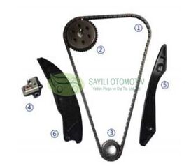 ZİNCİR SETİ 1.4 1.6 5 ILERI) / ELANTRA 11- HYUNDAI ACCENT BLUE VOYER