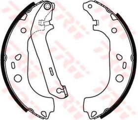 FREN BALATASI ARKA FORD CONNECT 02- TRW 2T142200A2A