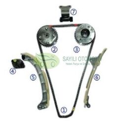 ZİNCİR SETİ 11- 1.33 1NR TOYOTA COROLLA VOYER