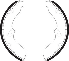 FREN BALATASI ARKA 98- HYUNDAI HD72 MANDO 5830545A53